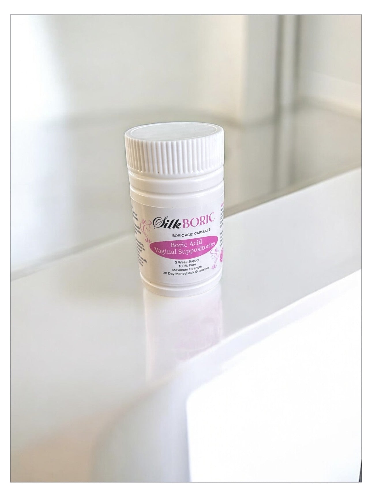 Silk Boric: Boric Acid capsules for Vaginal Cleanse