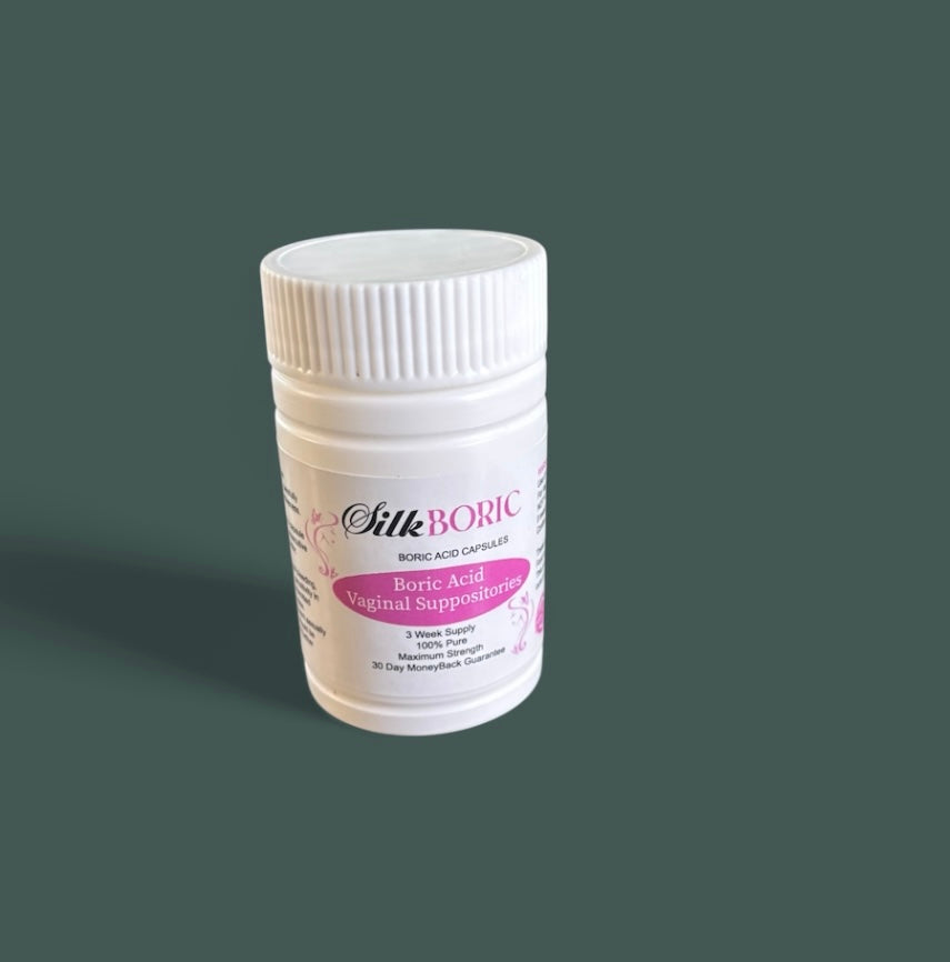 Silk Boric: Boric Acid capsules for Vaginal Cleanse