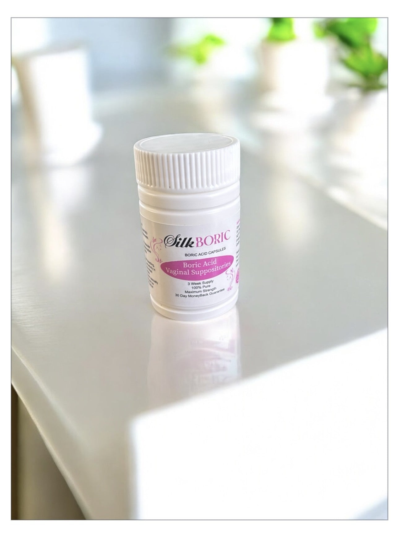 Silk Boric: Boric Acid capsules for Vaginal Cleanse