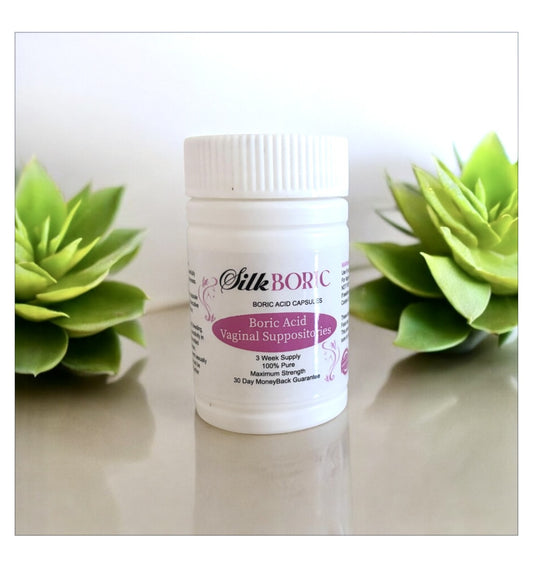 Silk Boric: Boric Acid capsules for Vaginal Cleanse